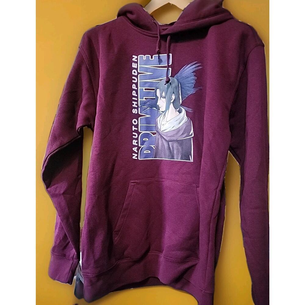 Primitive Skateboarding X Naruto Shippuden Itachi Sharingan Hoodie Medium A97